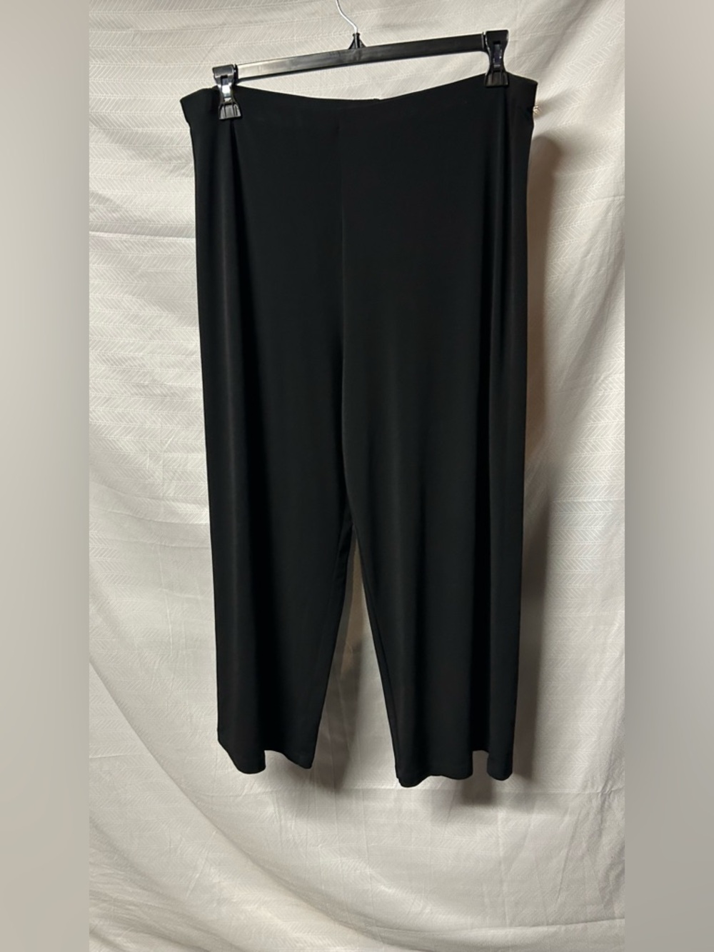 Alfani Black Wide-Leg Pull-On Pants